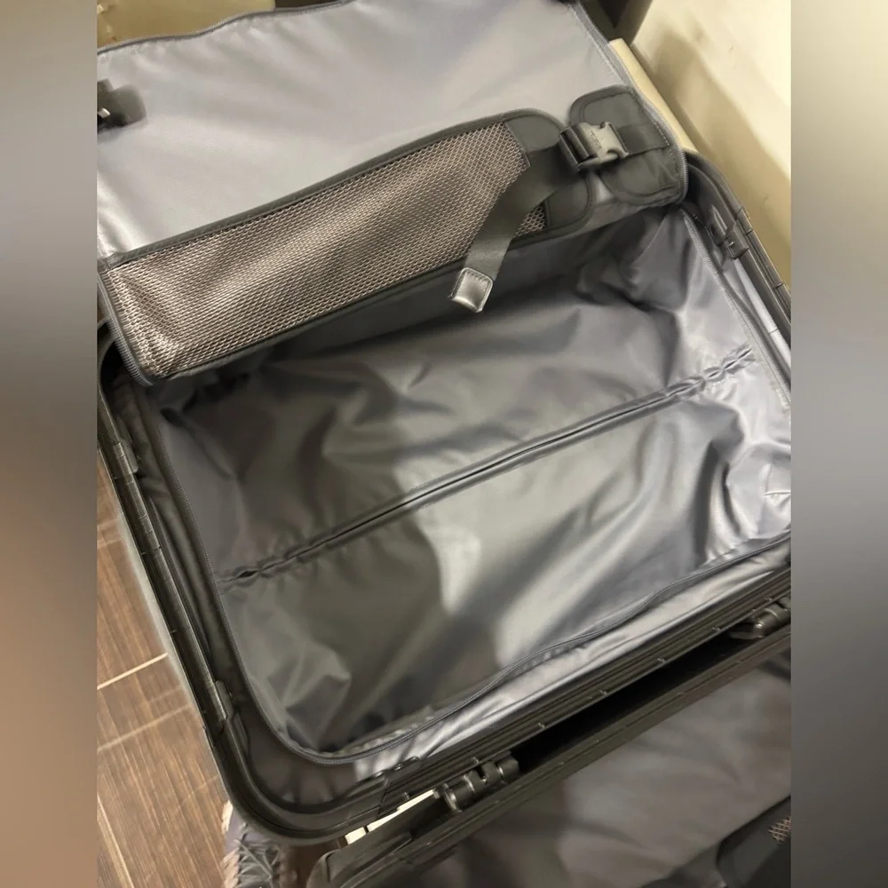 TUMI Black Rolling Alpha Carry-On Luggage